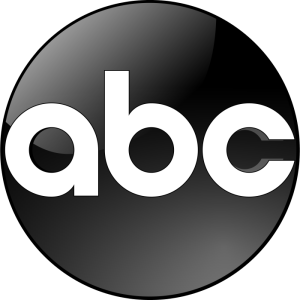 black and white abc news logo